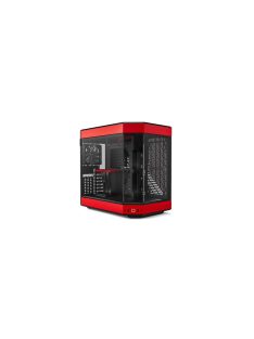 HYTE Y60 Tempered Glass Red/Black