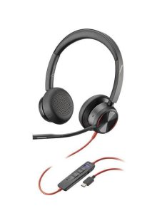 Poly Plantronics Blackwire 8225-M USB-C Headset Black 