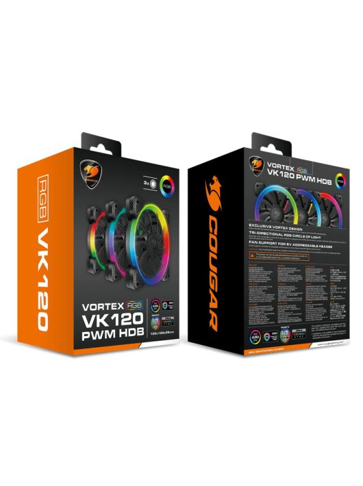 Cougar Vortex VK120 RGB (3 Pack)