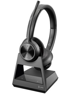 Poly Plantronics Savi 7320 Office USB-A DECT Headset Black