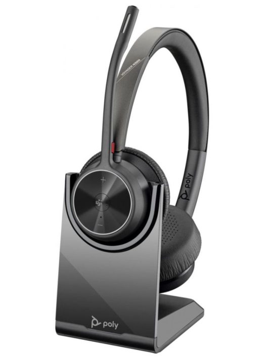 Poly Plantronics Voyager 4320-M UC Bluetooth Headset Black