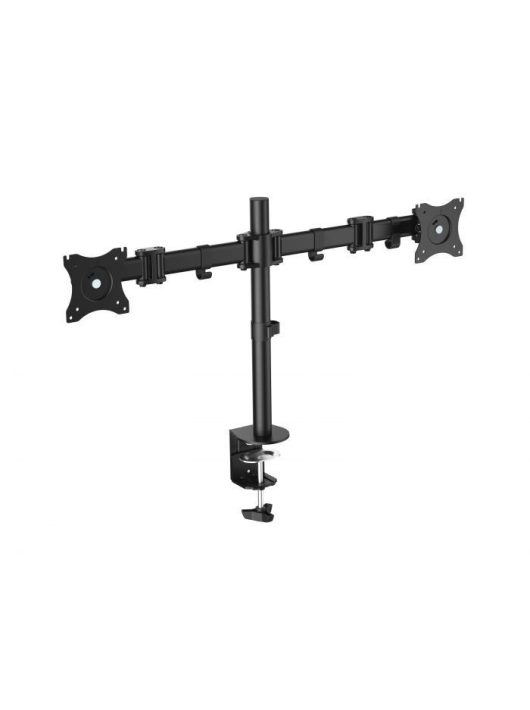 EQuip 13"-27" Articulating Dual Monitor Desk Mount Bracket