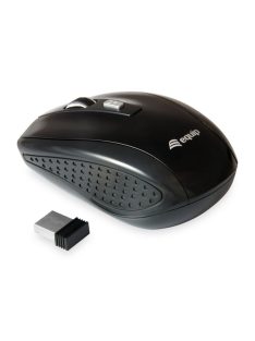 EQuip Optical Wireless 4-Button Travel Mouse Black