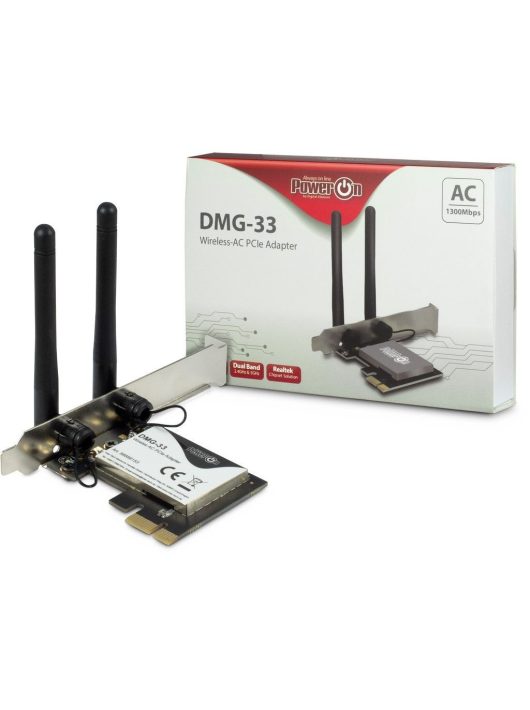 PowerON DMG-33 Wi-Fi 5 PCIe Adapter