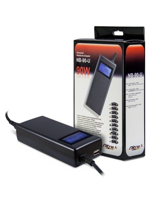 Inter-Tech 90W Nitrox NB-90U REV.2.0 Universal Notebook Adapter