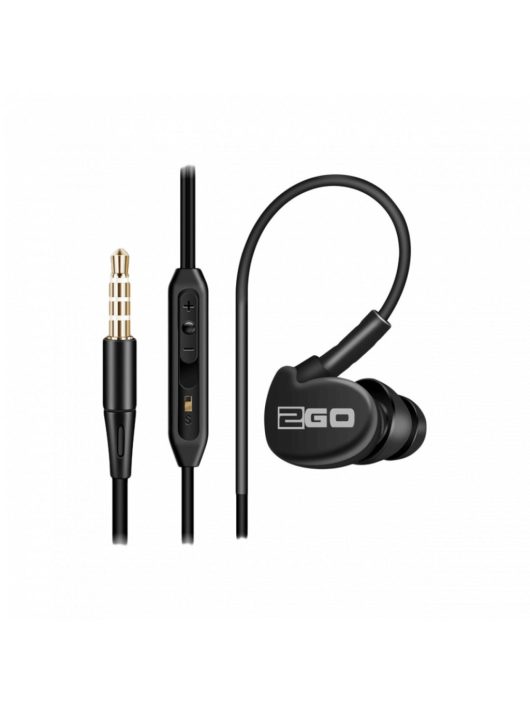 2GO Active One In-Ear Sport Headset Black