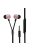 2GO Luxury Zipper-Style In-Ear Stereo Headset Black/Rose