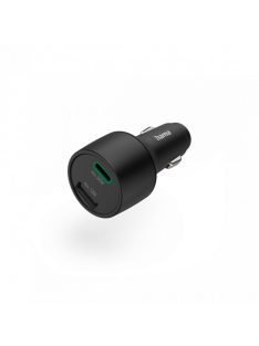 Hama Autós töltő USB A + TYPE-C PD+QC 32W Black