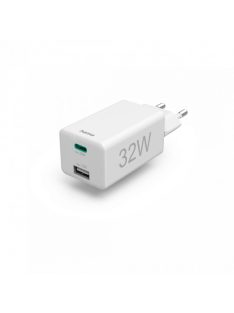   Hama Univerzális Hálózati Töltő USB & TYPE-C "PD" QC" 32W White