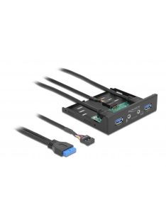   DeLock 3.5 USB 3.2 Gen 1 első panel 2 x USB A-típusú + HD-Audio