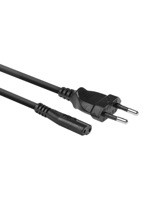 ACT AC3300 Powercord Euro male - C7 female 1,5m Black