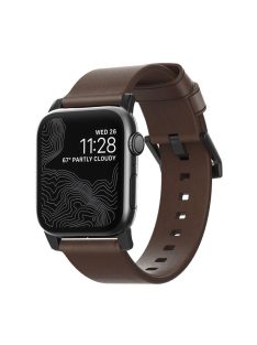   Nomad Leather Strap Brown, black - Apple Watch Ultra (49mm) 8/7 (45mm)/6/SE/5/4 (44mm)/3/2/1 (42mm)