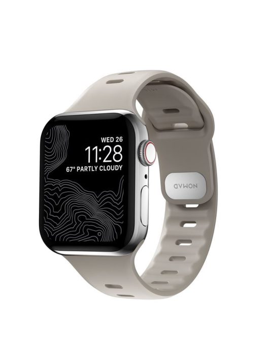 Nomad Sport Slim Strap M/L, bone - Apple Watch Ultra (49mm) 8/7 (45mm)/6/SE/5/4 (44mm)/3/2/1 (42mm)