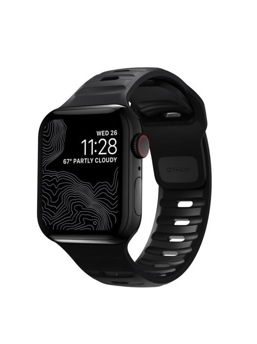 Nomad Sport Strap M/L, black - Apple Watch Ultra (49mm) 8/7 (45mm)/6/SE/5/4 (44mm)/3/2/1 (42mm)