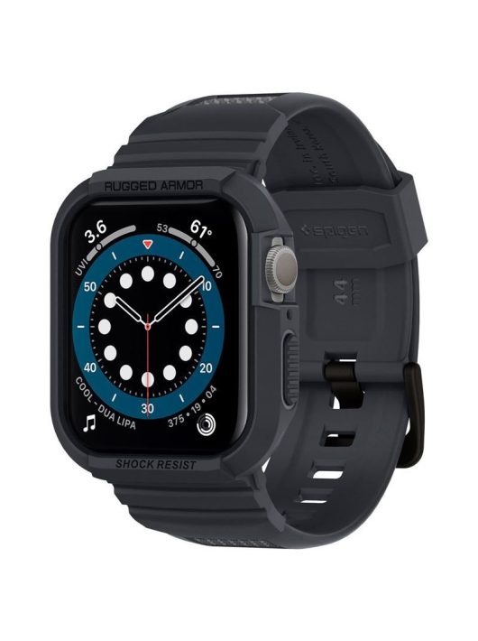 Spigen Rugged Armor Pro, gray - Apple Watch 8/7 (45mm)/SE 2022/6/SE/5/4 (44mm)