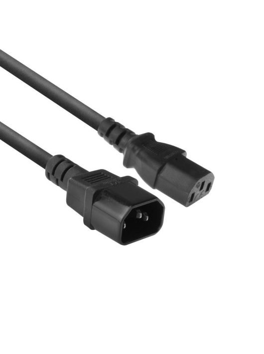 ACT AC3315 Powercord C13 - C14 1,8m Black