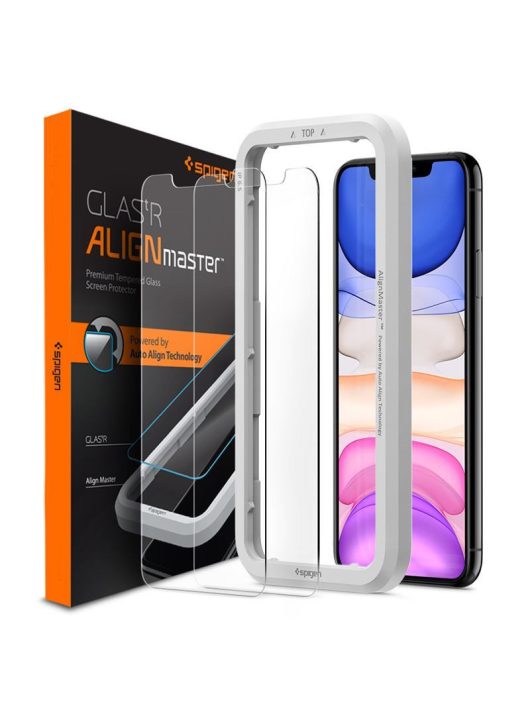 Spigen Align Glas.tR 2 pack - iPhone 11/XR