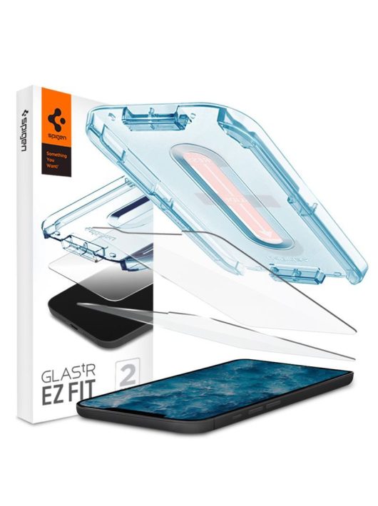 Spigen Glas tR EZ Fit, 2 Pack - iPhone 12/Pro