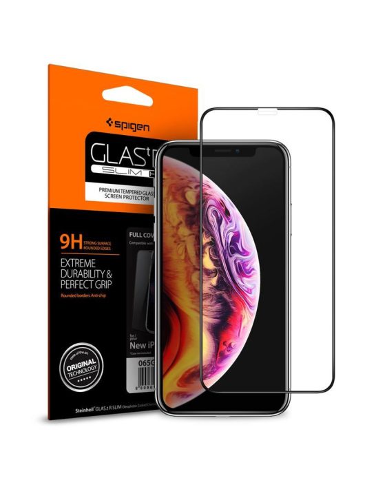 Spigen Glass FC HD, black - iPhone 11 Pro/XS/X