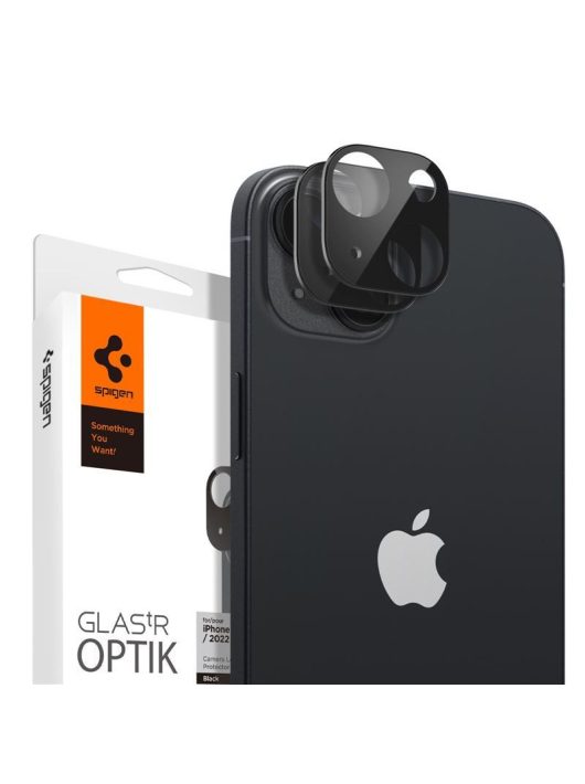 Spigen Glass Optik 2 Pack, black - iPhone 14/iPhone 14 Plus