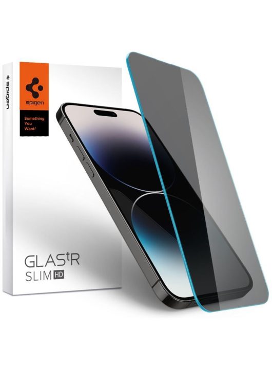 Spigen Glass tR Slim HD 1 Pack Anti Glare/Privacy Transparency Sensor Protection - iPhone 14 Pro