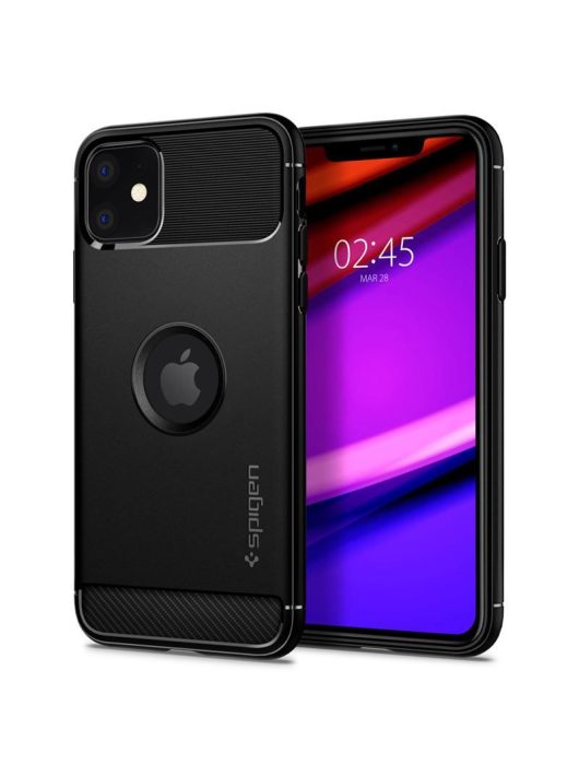 Spigen Rugged Armor, black - iPhone 11