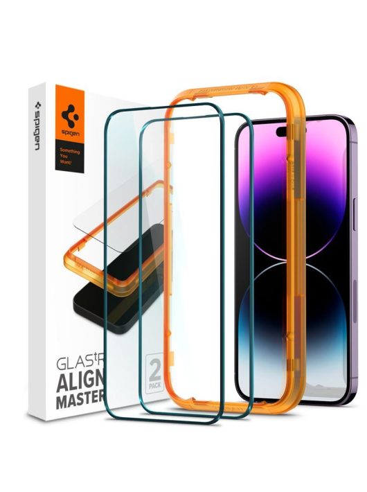 Spigen tR Align Master 2 Pack, FC black - iPhone 14 Pro