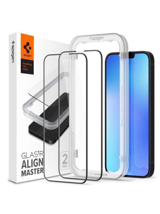 Spigen tR Align Master 2 Pack, FC black - iPhone 14/iPhone 13 Pro/iPhone 13