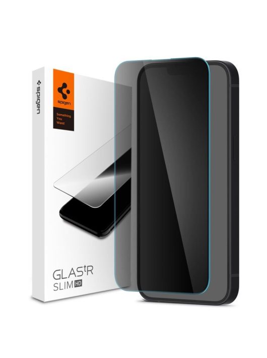 Spigen tR Slim HD 1 Pack, FC black - iPhone 14/iPhone 13 Pro/iPhone 13