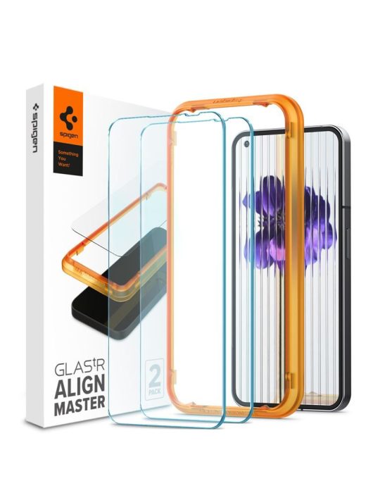 Spigen Glass AlignMaster 2 Pack, clear - Nothing Phone (1)