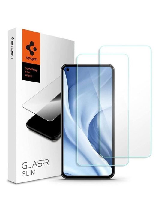 Spigen Glas tR Slim, 2 Pack - Xiaomi Mi 11 Lite/Xiaomi Mi 11 Lite 5G