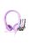 BuddyPhones Galaxy Headset for Kids Purple