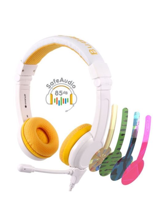 BuddyPhones School+ Headset for Kids Yellow