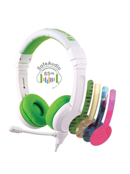 BuddyPhones School+ Headset for Kids Green