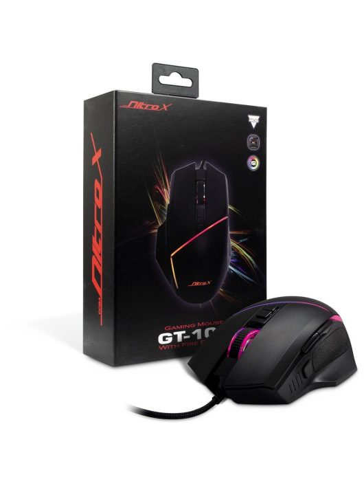 Inter-Tech Nitrox GT-100 RGB Gaming mouse Black