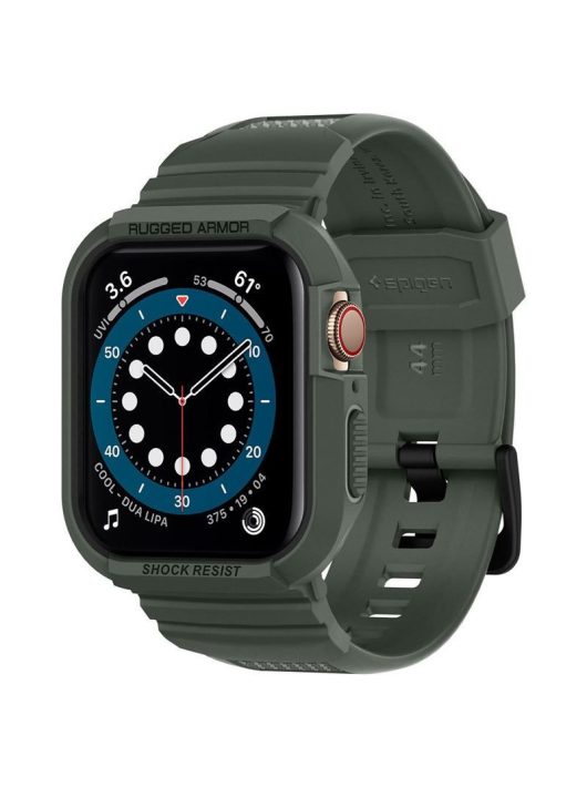 Spigen Rugged Armor Pro, green - Apple Watch 8/7 (45mm)/SE 2022/6/SE/5/4 (44mm)