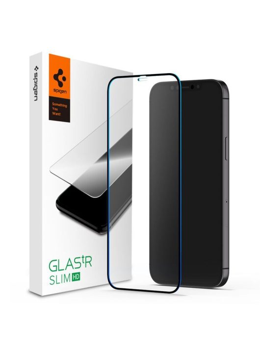 Spigen Glass FC HD 1 Pack, black - iPhone 12 Pro Max