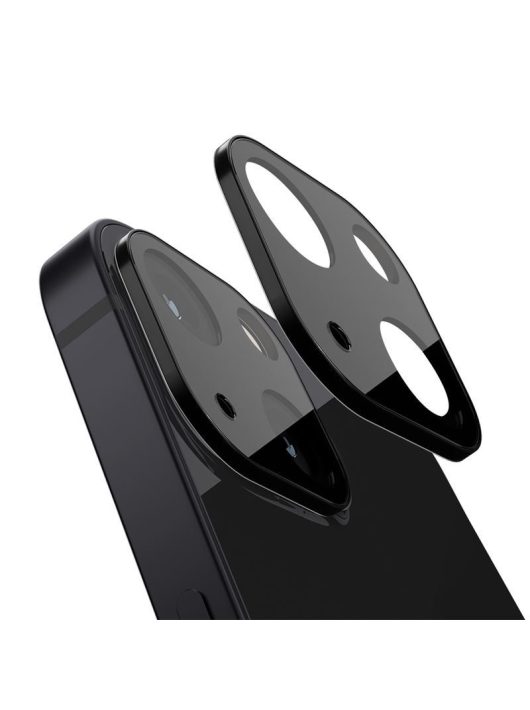 Spigen tR Optik 2 Pack, black - iPhone 13/13 mini