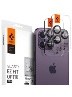   Spigen Glass EZ Fit Optik Pro 2 Pack, zero one - iPhone 15 Pro/15 Pro Max/14 Pro/14 Pro Max