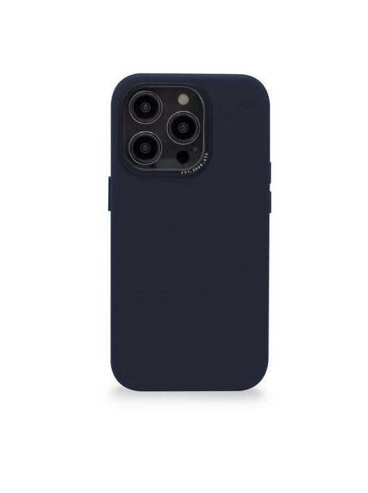 Decoded Leather BackCover, navy - iPhone 14 Pro