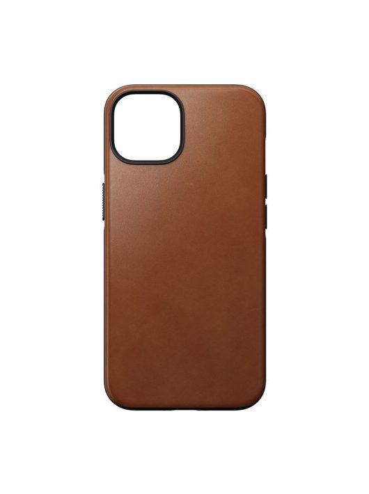 Nomad Modern Leather MagSafe Case, english tan- iPhone 14