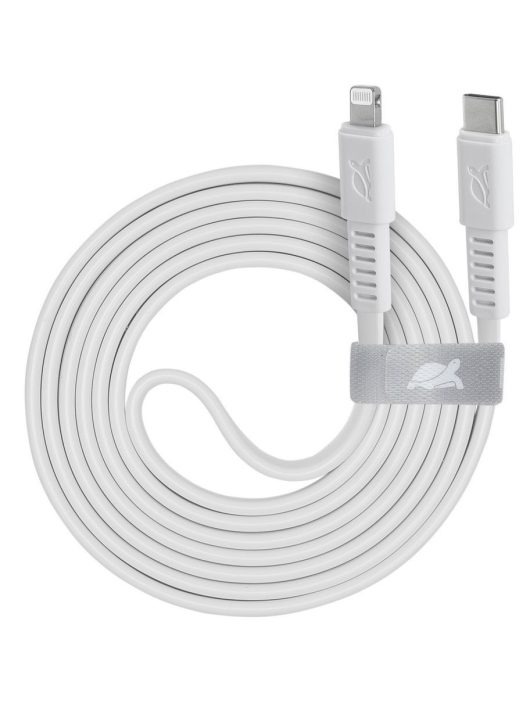 RivaCase PS6007 WT12 Type-C/Lightning cable, 1,2m White