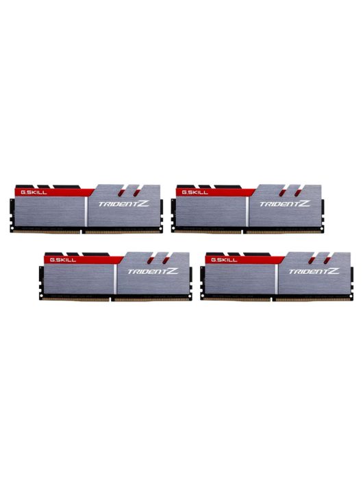 G.SKILL 16GB DDR4 3200MHz Kit(4x4GB) Trident Z Silver/Red