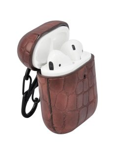 TERRATEC AirPods Case AirBox Stone Pattern Dark Brown