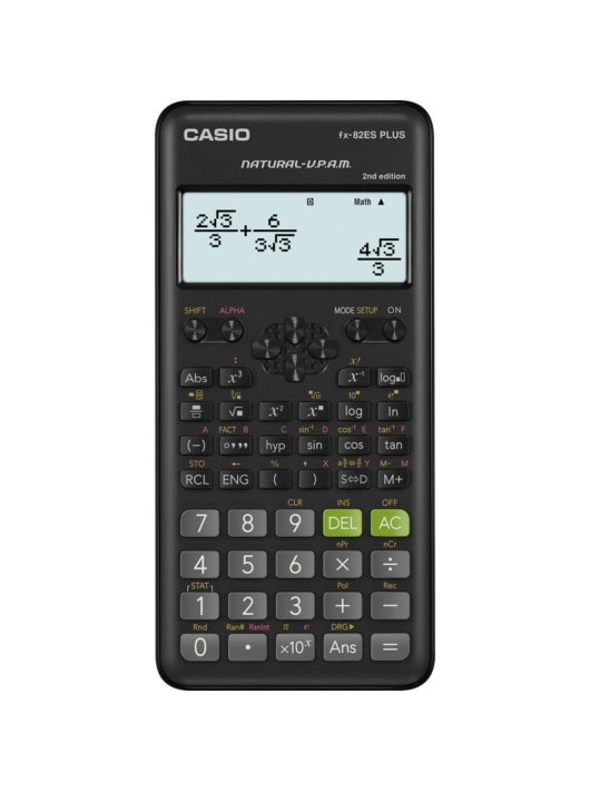 Casio FX-82ES Plus 2 Tudományos számológép Black