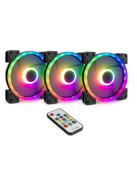 Inter-Tech RS-14 Argus RGB Fan Set 140mm (3 pcs)