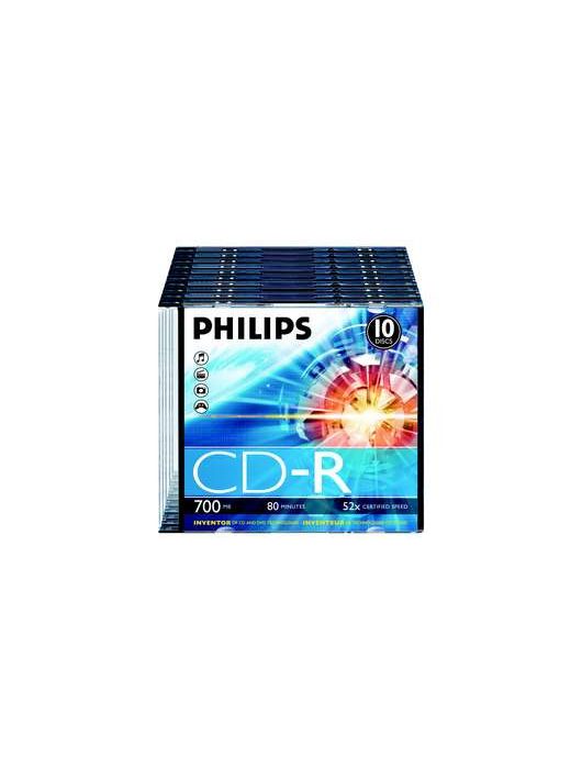 Philips CD-R 80 52x Slim 1db-os (1-es címke)