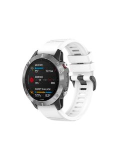   FIXED szilikon szíj Garmin QuickFit okosórához, 26mm, fehér