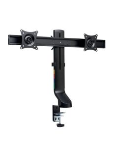 Kensington SmartFit Space-Saving Dual Monitor Arm Black