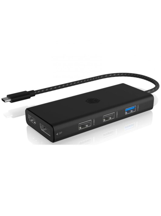 Raidsonic Icy Box IB-DK4011-CPD 7in1 USB Type-C DockingStation Black